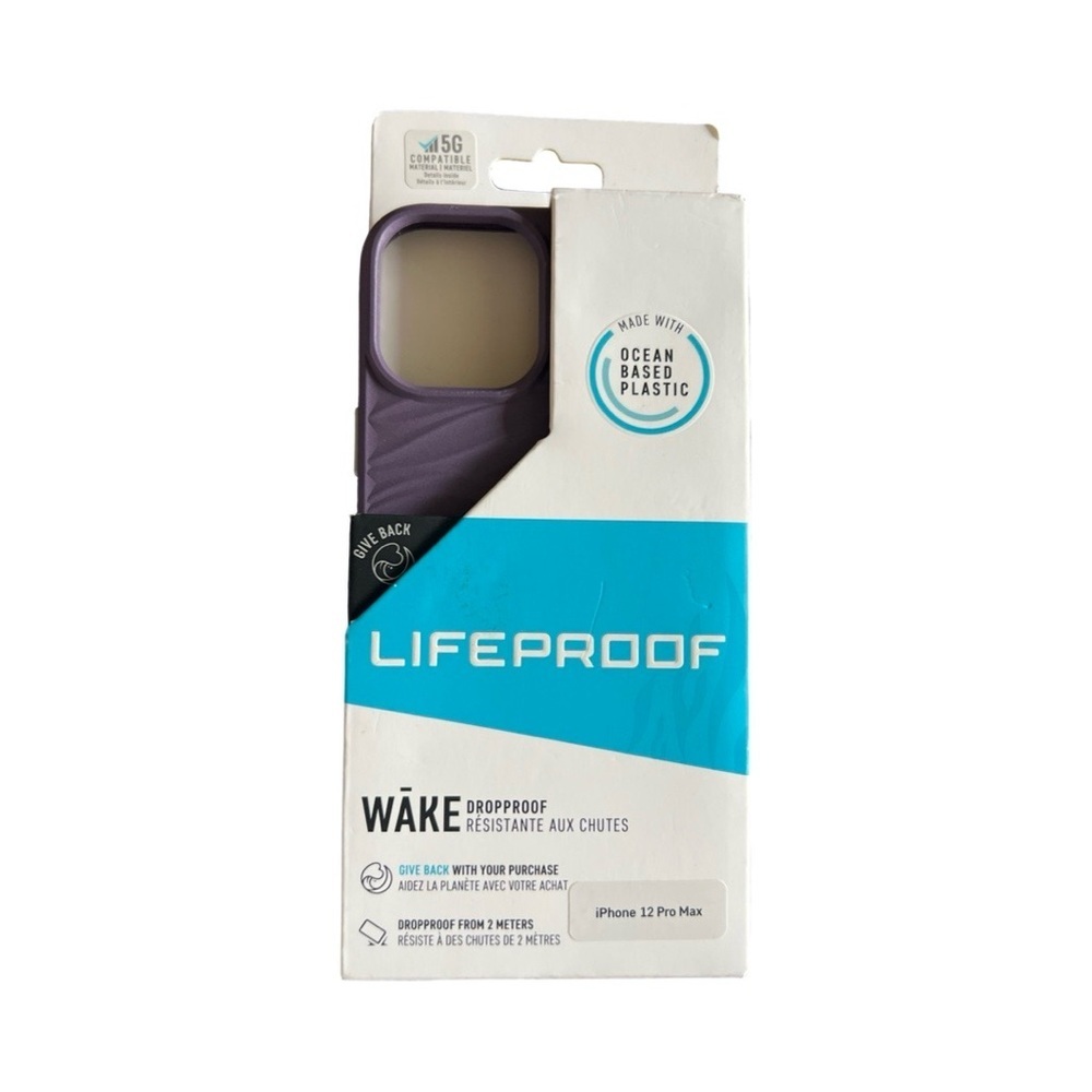 LifeProof WAKE Case for iPhone 12 Pro Max – Purple Eco Drop-Proof